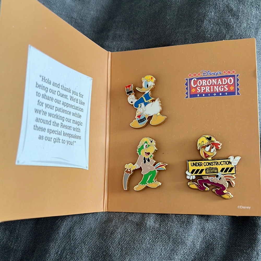 Disney Coronado Springs Resort 3 Pins